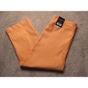 Counterparts Womens Peach Cobbler Mid Rise Crop Pants NWT Coastal S Luxe Stretch